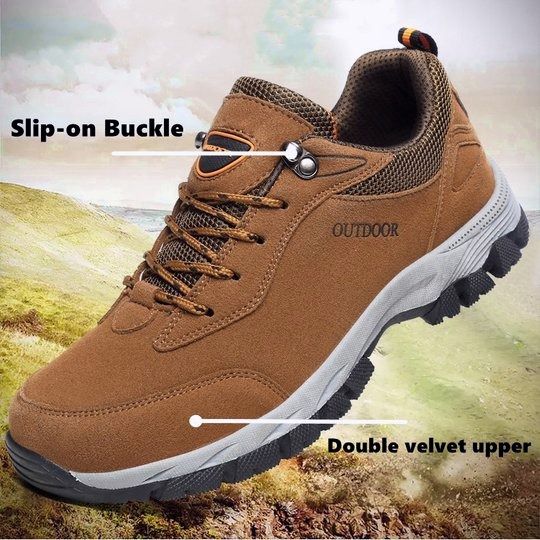 🔥-Men's good arch support outdoor breathable walking shoes