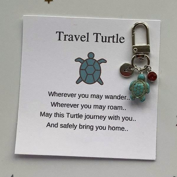 Handmade Turtle Keychain