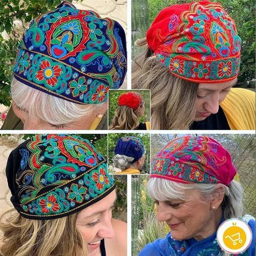 Embroidered Bandana Caps | Buy 2 Free Shipping