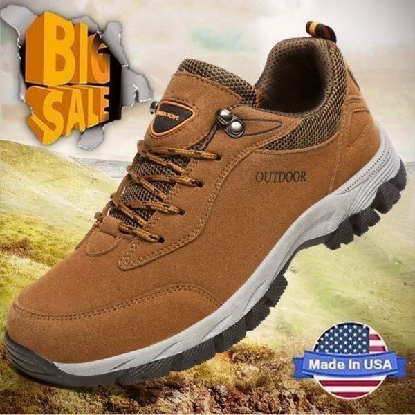 🔥-Men's good arch support outdoor breathable walking shoes