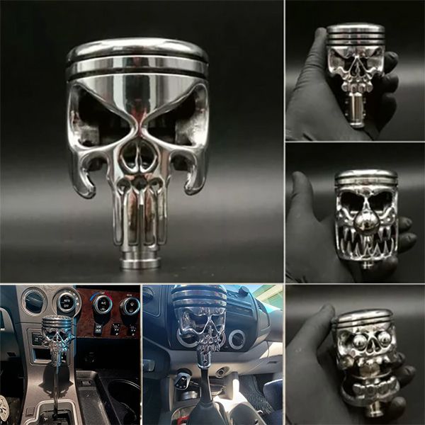 Shift knob made from motorcycle piston (includes adapter) - A