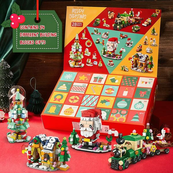Early Xmas Sale 49% OFF-Advent Calendar Kids Christmas Building Blocks - Nutcracker