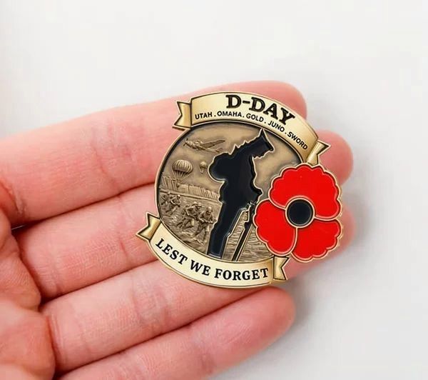 Limited Edition D-DAY 80th Anniversary Commemorative Badge