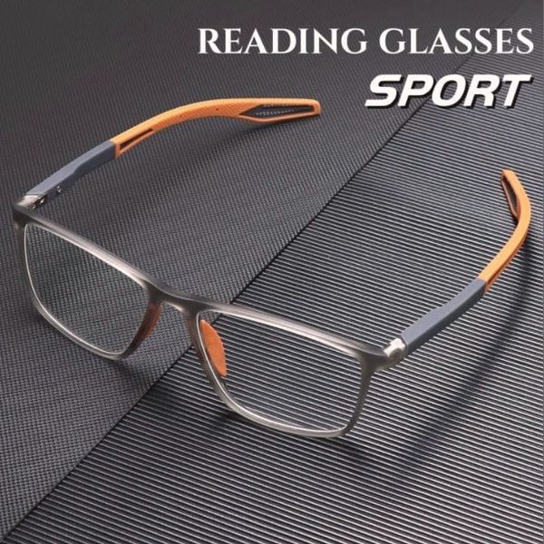MEN/WOMEN'S SPORTS ULTRA-LIGHT ANTI-BLUE LIGHT PRESBYOPIC GLASSES - Orange / +1.00 / 40-45 YEAR OF AGE