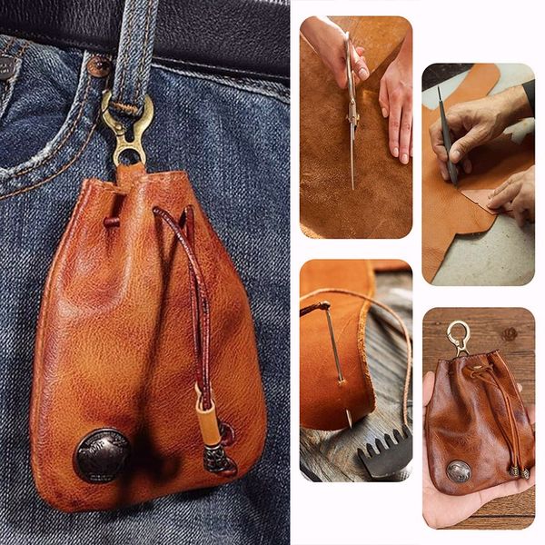 🔥Handmade Cowhide Retro Storage Bag