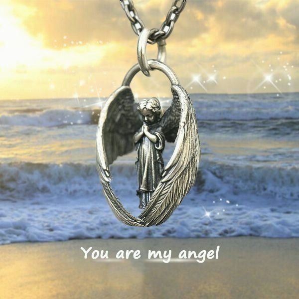 🔥LAST DAY 50% OFF🔥 - Praying Angel Pendant Necklace - You are my