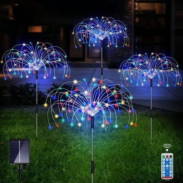 🔥LAST DAY 70% OFF🎁Waterproof Solar Garden Fireworks Lamp