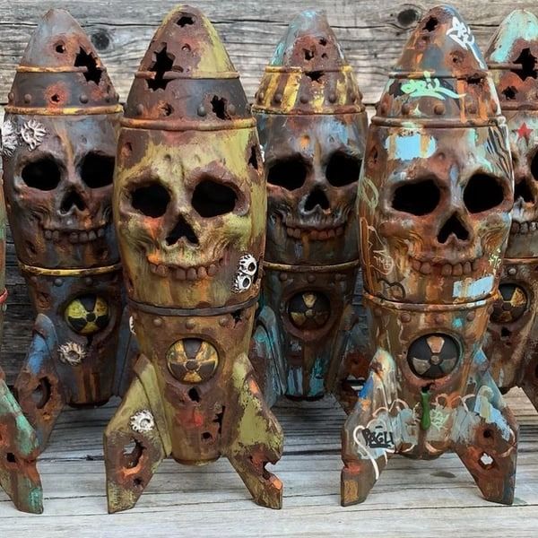 🔥LAST DAY PROMOTION 49% OFF🔥The Skull Bomb - Small Nuclear Warhead Decor