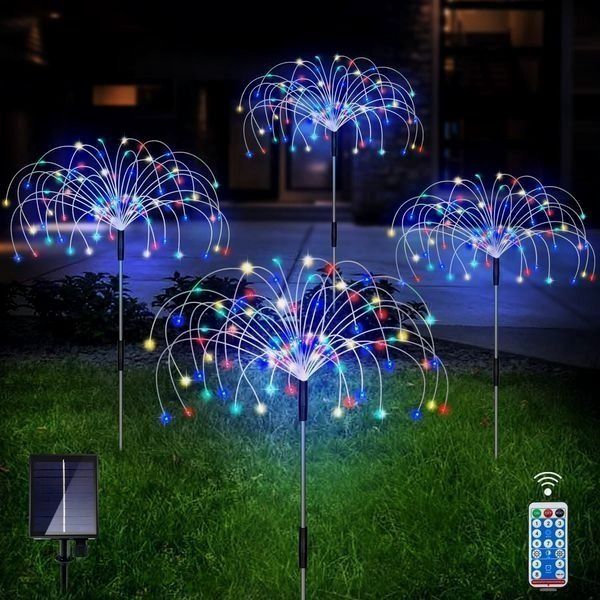 49% OFF - Waterproof Solar Garden Fireworks Lamp