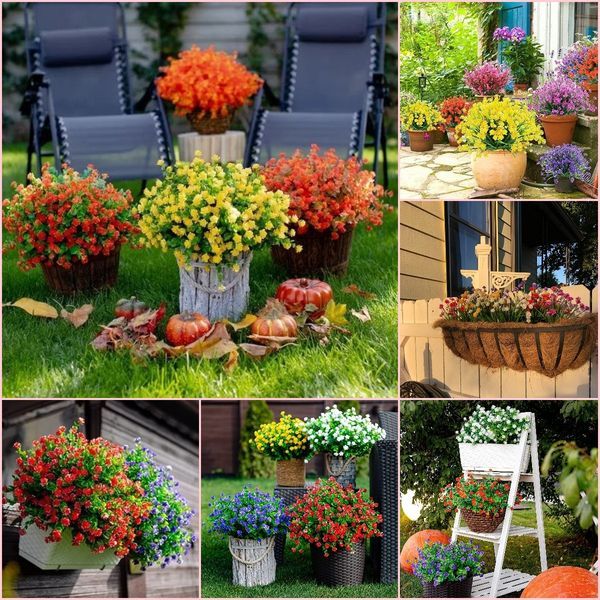 (💖ONLY $3.99 Mother's Day Sale💖)-Outdoor Artificial Flowers💐