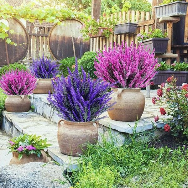 (🎁2023-Christmas Hot Sale🎁)🌸 47% OFF-Outdoor Artificial Lavender Flowers💐