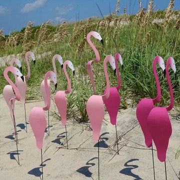 Florida Dancing Birds Garden Metal Art
