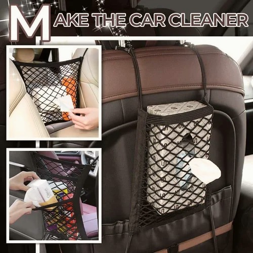Universal Elastic Mesh Net Trunk Bag