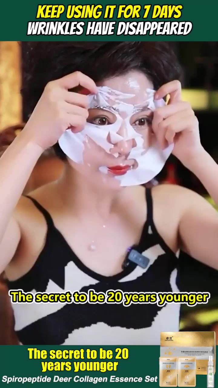 🔥 20 years younger after use 🔥 Spiral Peptide Deer Bone Collagen Essence Kit
