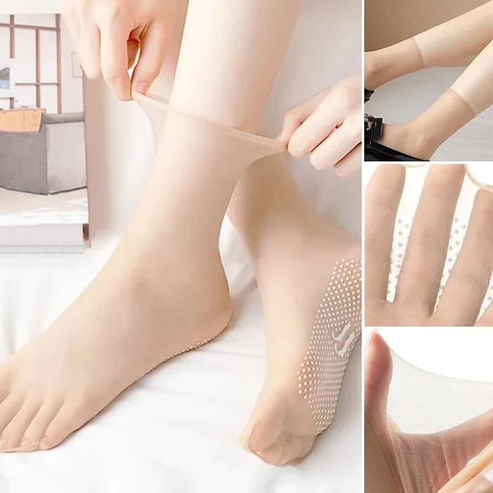 🔥 - Invisible, Slip-resistant Crystal Silk Socks