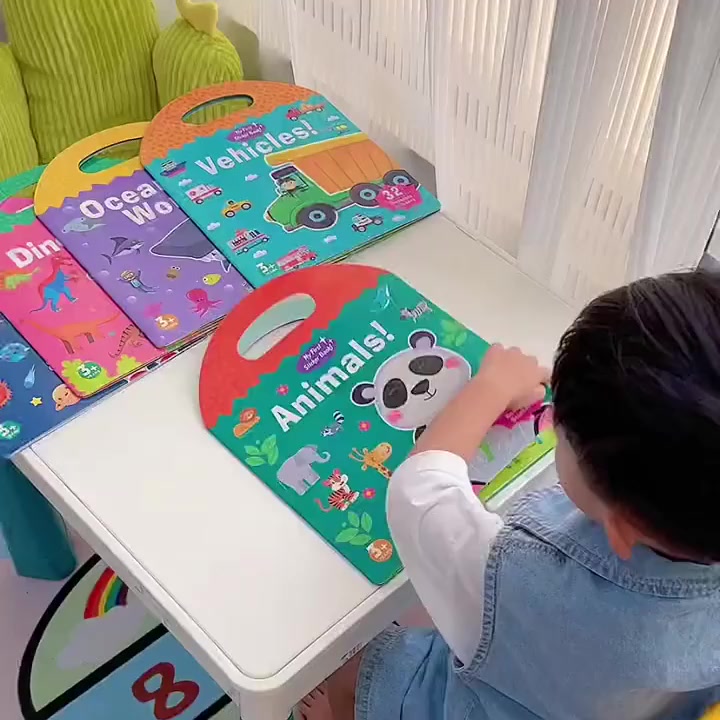 🔥Reusable Sticker Book - Keep Kids off Devices!✨