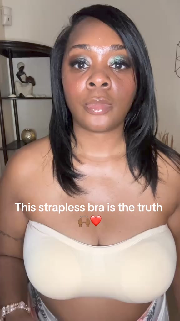 Full Support Non-Slip Convertible Bandeau Bra