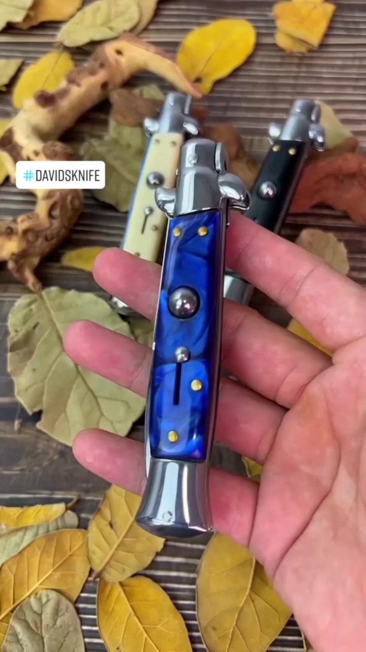 (🔥Last Day Promotion - 50%OFF) Handmade Old School Italian Stiletto Pocket Knife - Buy 2 Free Shipping