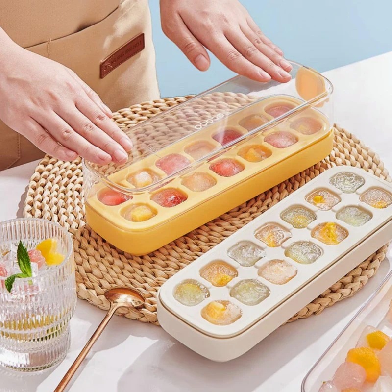 🧊Press-Type Silicone Ice Cube Trays