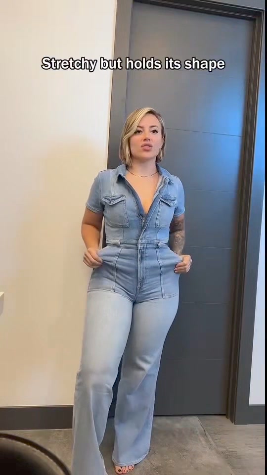 Skinny Bootcut Denim Jumpsuit(Buy 2 Free Shipping)