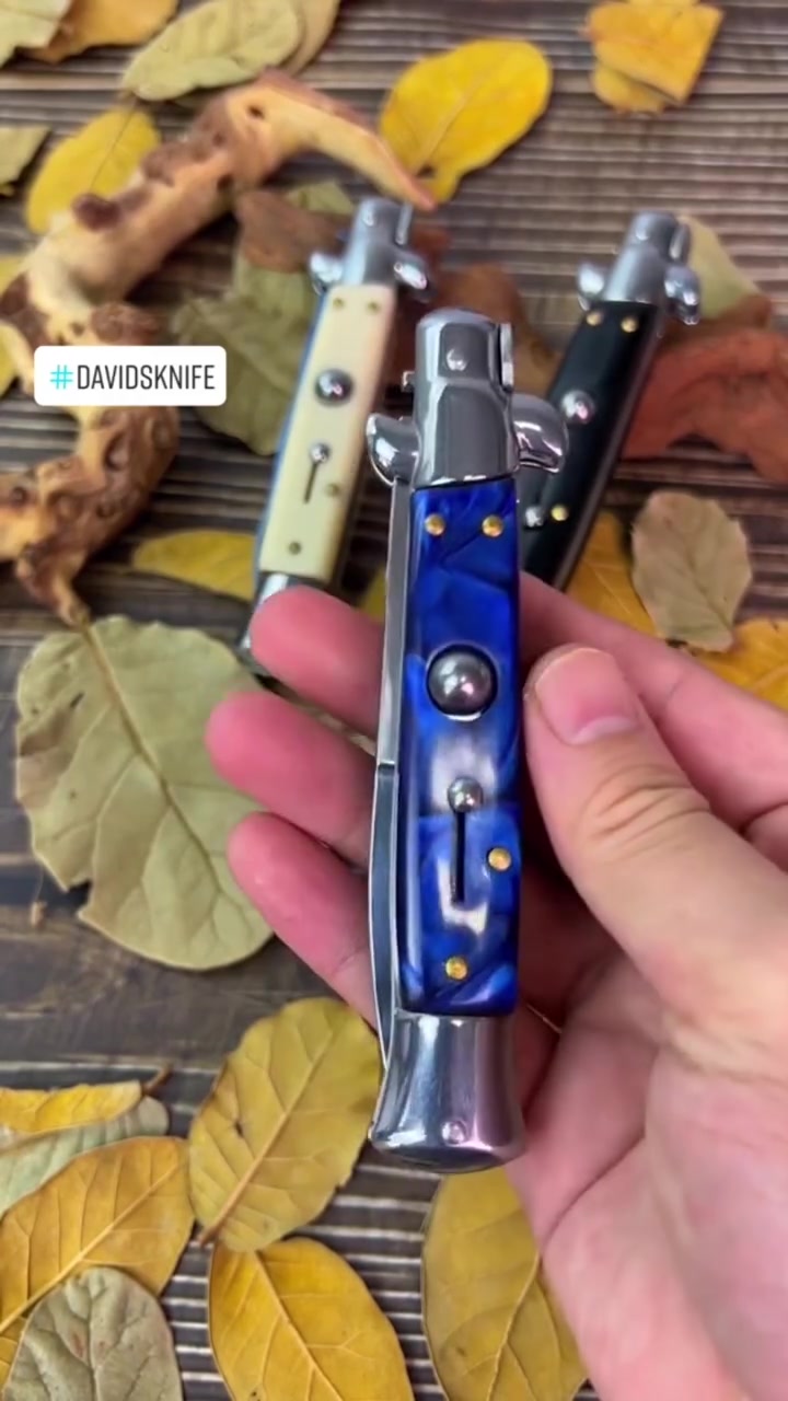 (🔥Last Day Promotion - 50%OFF) Handmade Old School Italian Stiletto Pocket Knife - Buy 2 Free Shipping