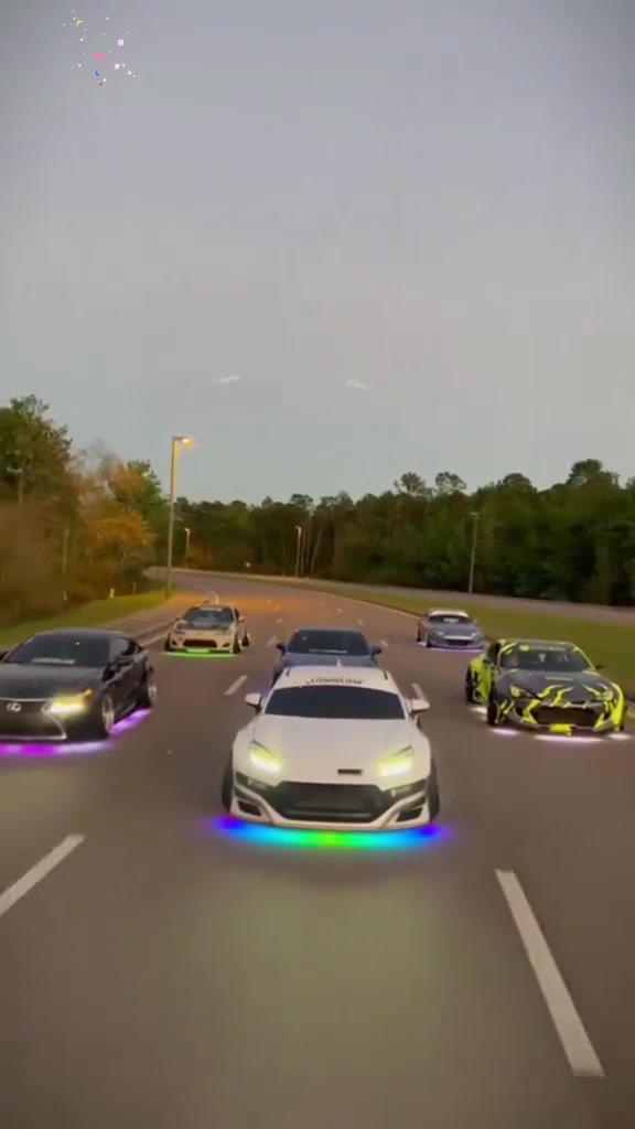 2023 Car Chassis Flexible RGB Waterproof LED Strip Lights (4PCS)